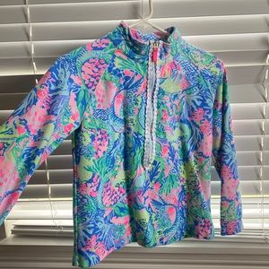 Lilly Pulitzer zip up workout top jacket